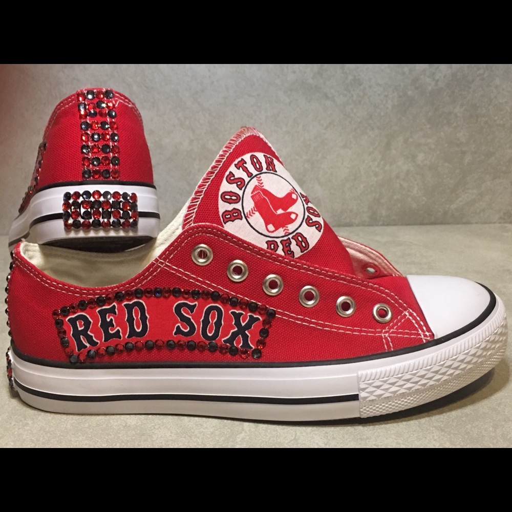 COMPASS MLB BOSTON RED SOX BLING WOMENS SHOES